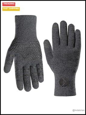 Waterproof Merino Wool Knit Touchscreen Gloves